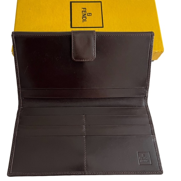 Authentic Vintage Fendi Zucca Jacquard Wallet - Picture 5 of 7